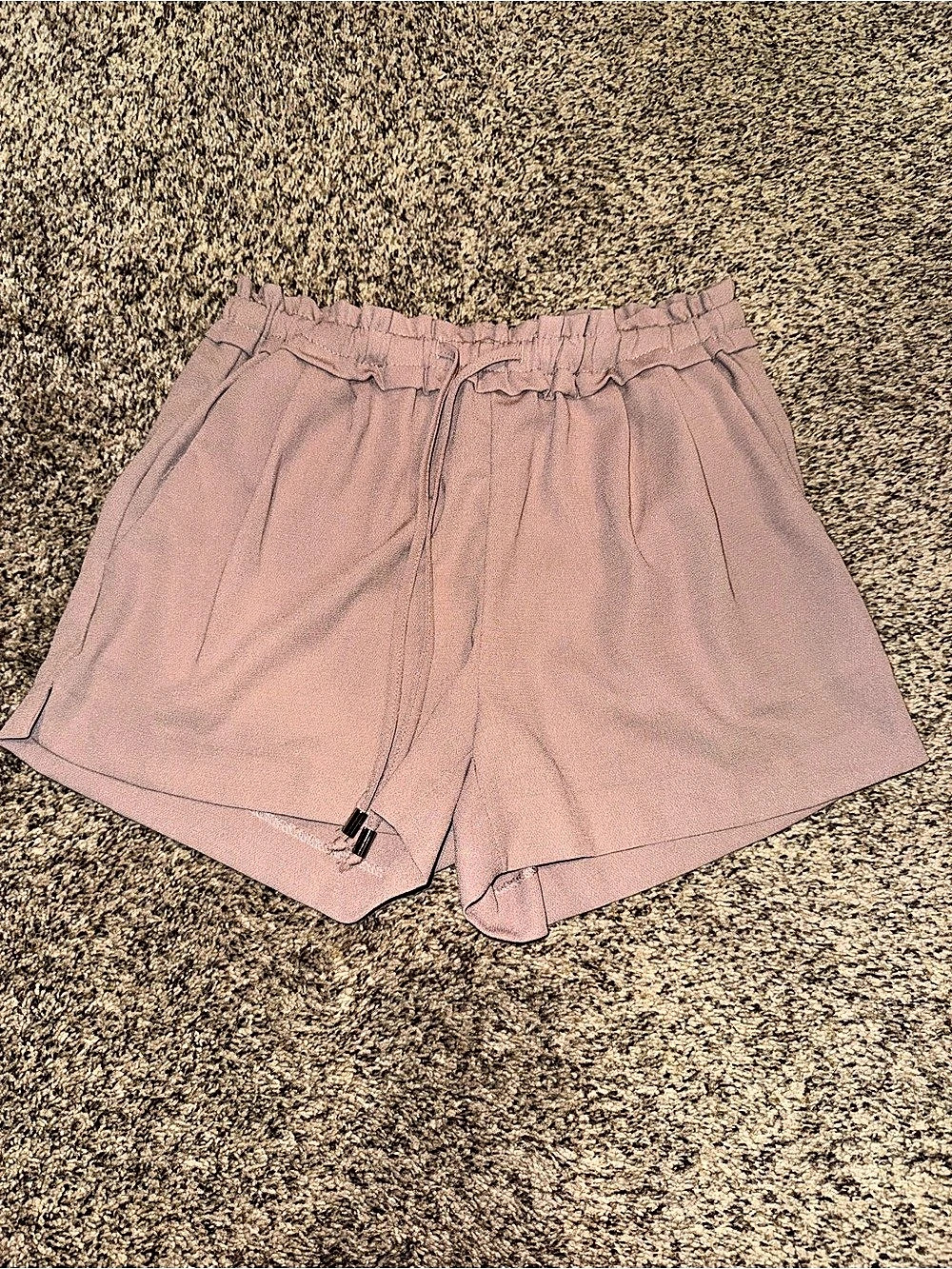 Lulus High-Waist Shorts in Mauve Size XS